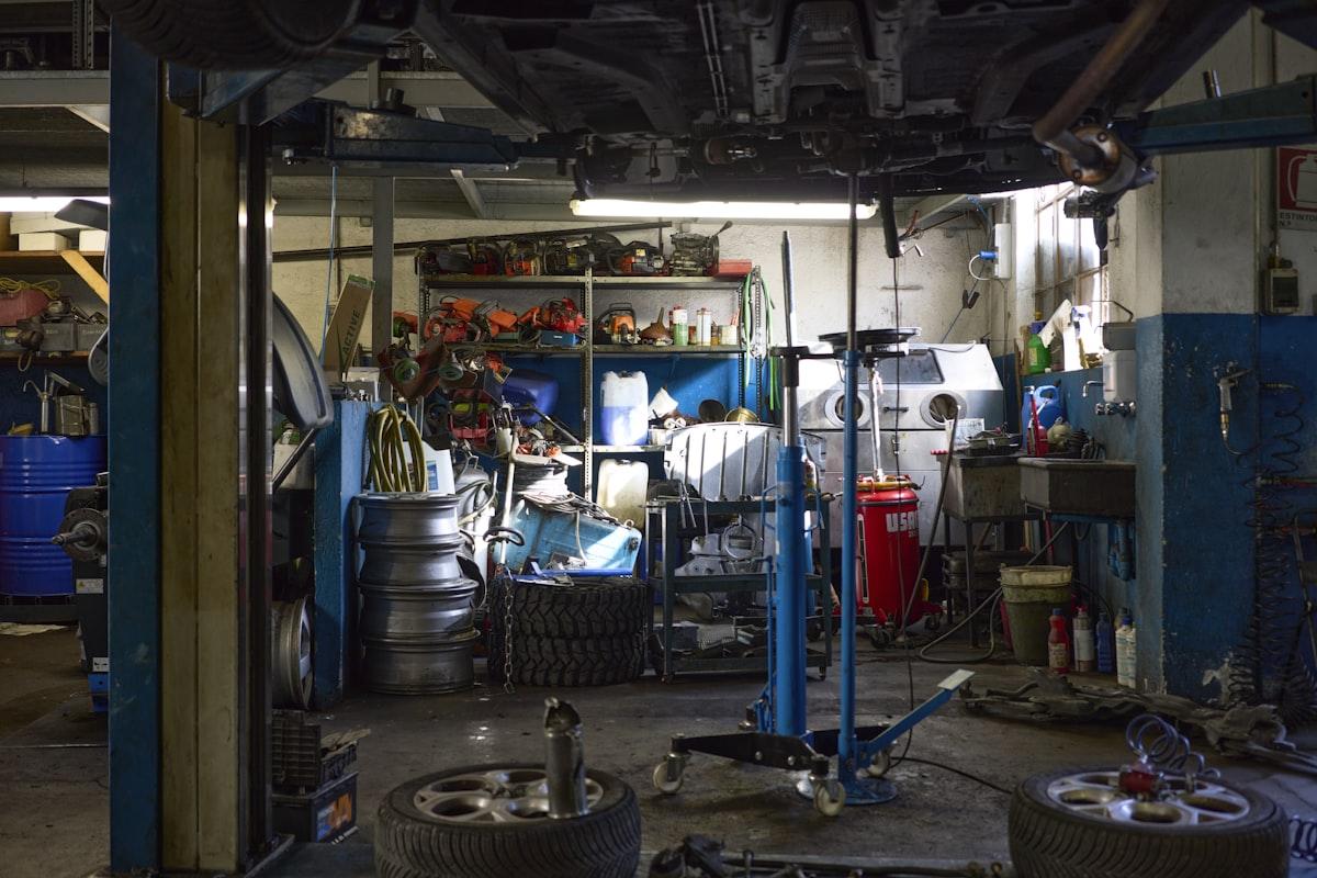 Werkplaats van Garage Peeters